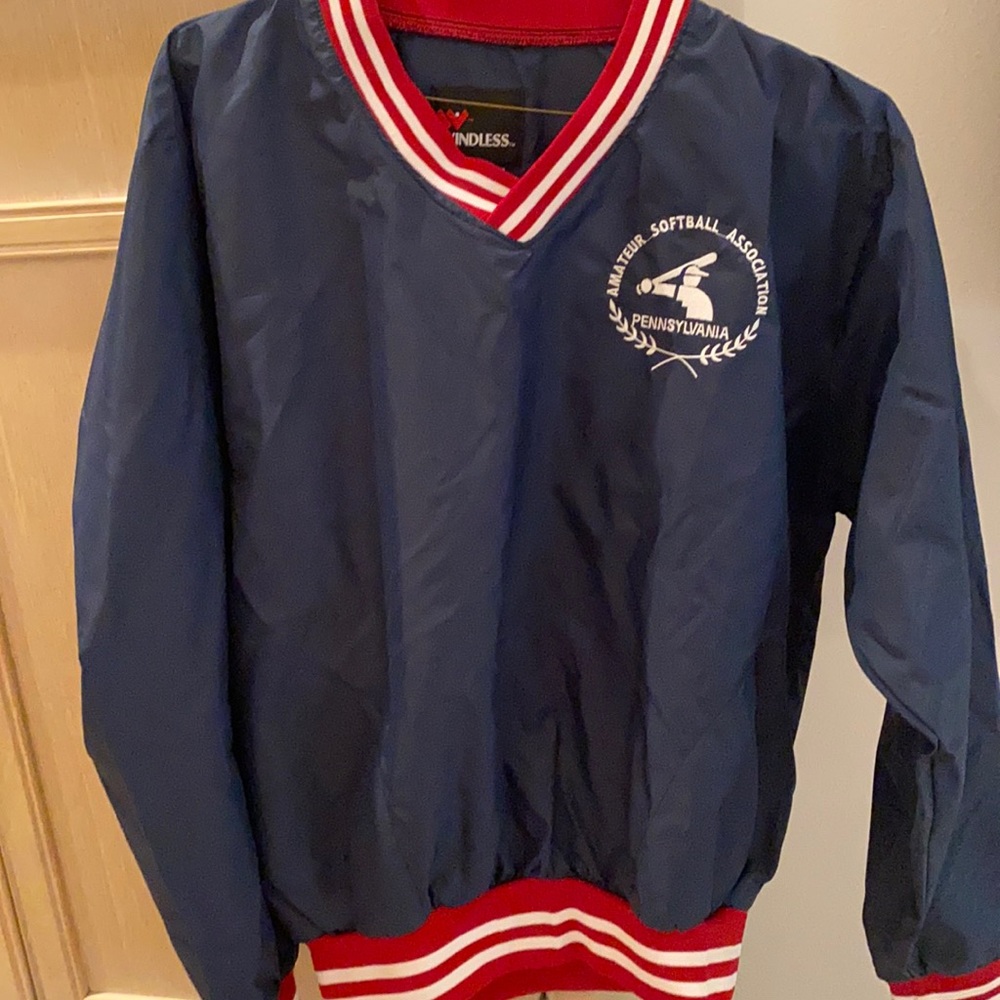 Amateur softball association PA size M wind pullover